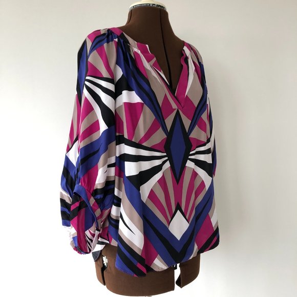 Vibrant Silk Top - Picture 4 of 6
